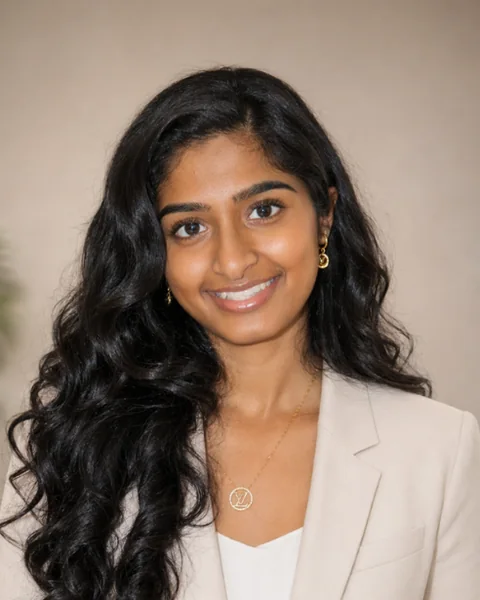 Portrait of Rukshika Krishnamoorthy.
